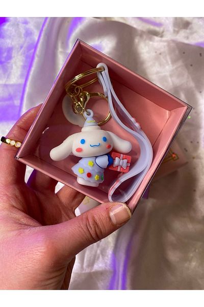 SANRIO 1 Piece Cinnemarol Keychain, Cute Gift Keychain Bag Ornament