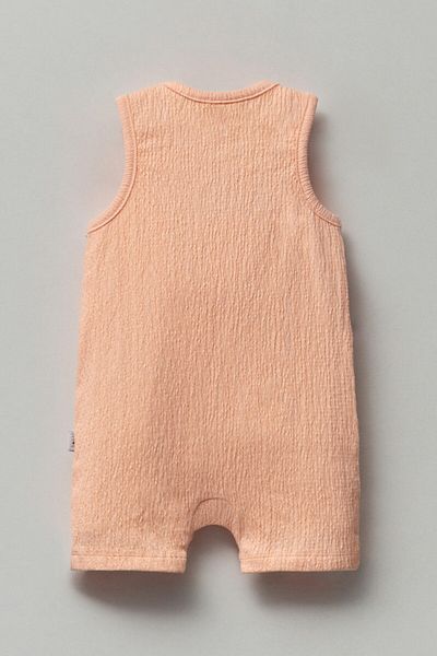 Mother Love Draped Fabric Shorts Jumpsuit for Baby Girl