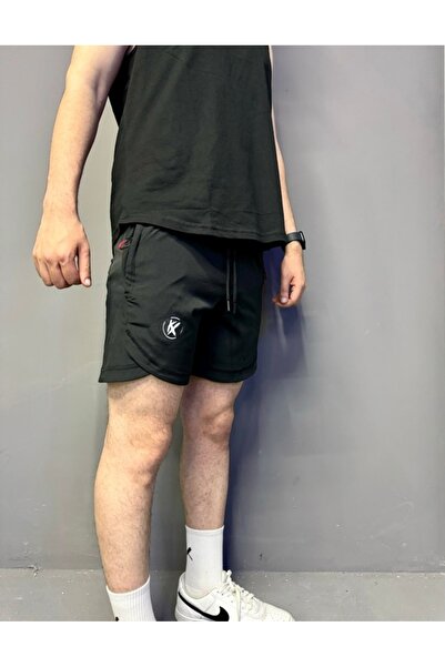 KXSPOR KX SPOR ŞORT / Antrenman Şort ‘SİYAH VE GRİ'