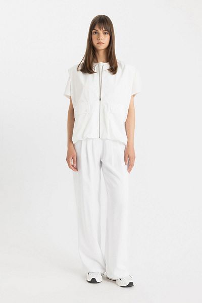 DeFacto Παντελόνι Wide Leg Wide Leg Trousers - C6375AX24HS