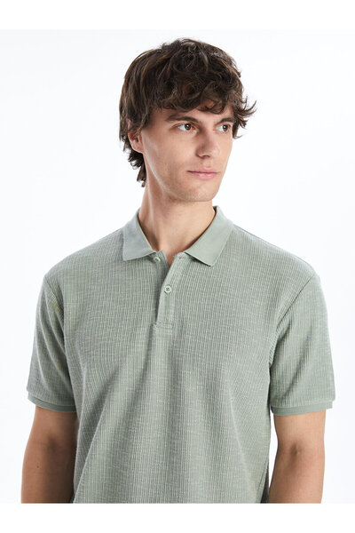 LC Waikiki Pánské tričko Polo Collar s krátkým rukávem - LCW