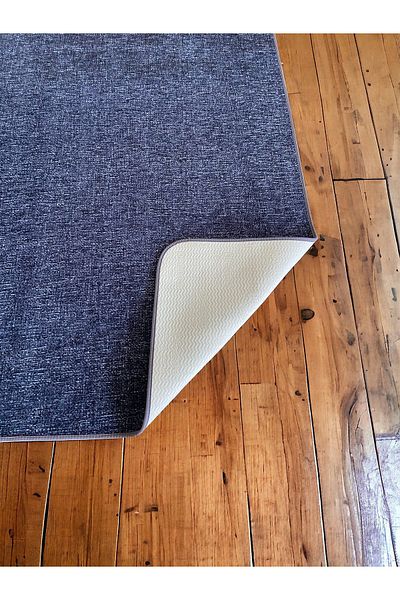 Prizma 2-piece Non-slip and Washable Bathroom Carpet and Mat - Smoke (60x100) (50x60)cm