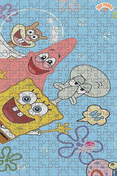 Teona Ahşap Denizaltı Karakter Cümbüşü Dekoratif Çift Katlı Çerçeveli Asılabi...