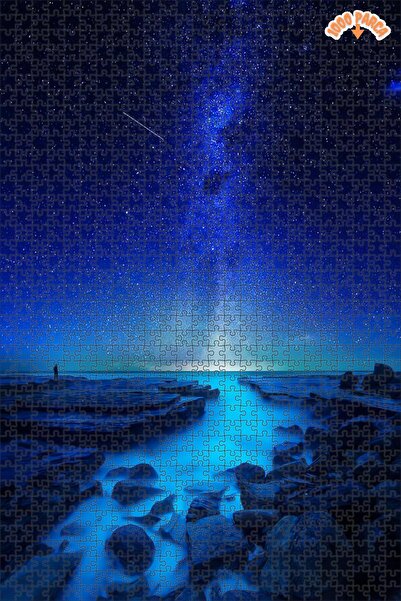 Teona Ahşap Yıldızlı Gece Işıltısı Dekoratif Çift Katlı Çerçeveli Asılabilir ...