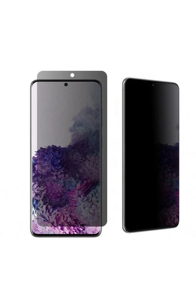 MCASERING Samsung S23fe Uyumlu Kırılmaz Cam Mat Gizli Privacy Hayalet Tam Kap...
