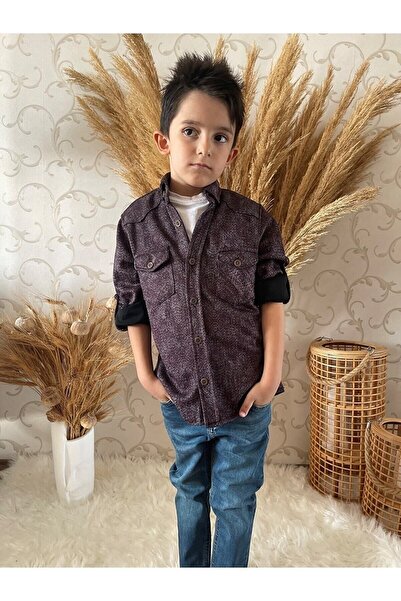 Asortik Kids Boy's Regular Fit Polo Neck Cotton Folding Sleeve Stylish Shirt