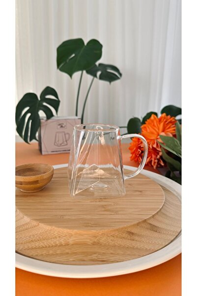 Luca Mia كوب زجاجي بمقبض