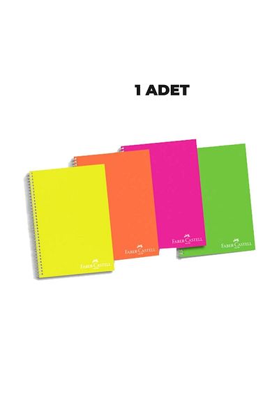 Faber Castell 4 Section Plastic Cover Notebook Mixed 160 Sheets with Separator