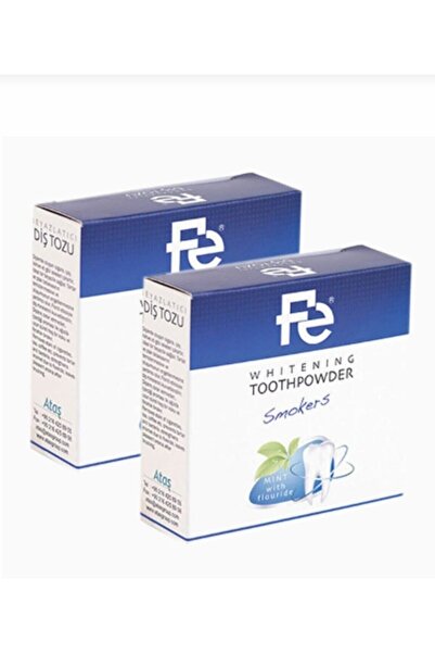 Fe 50 جرام - 2 عبوة من مسحوق أسنان سموكيرز