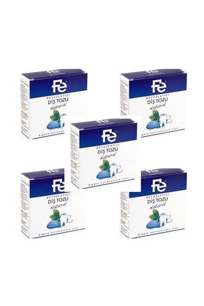 Fe Herbal Whitening Tooth Powder - 50 Gr x 5 Pieces