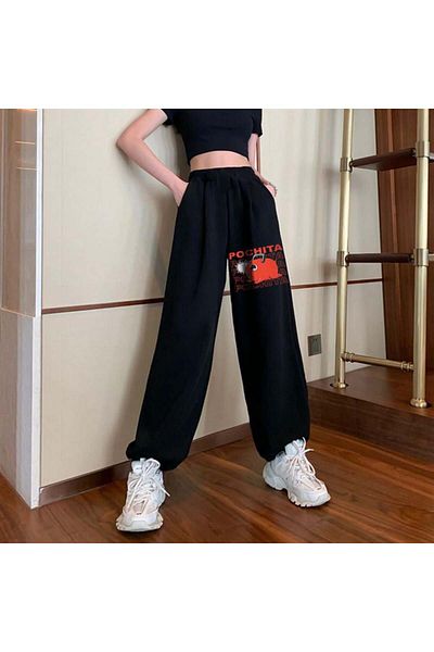 Touz Moda Μαύρο φούτερ με στάμπα Pochita Oversize Unisex