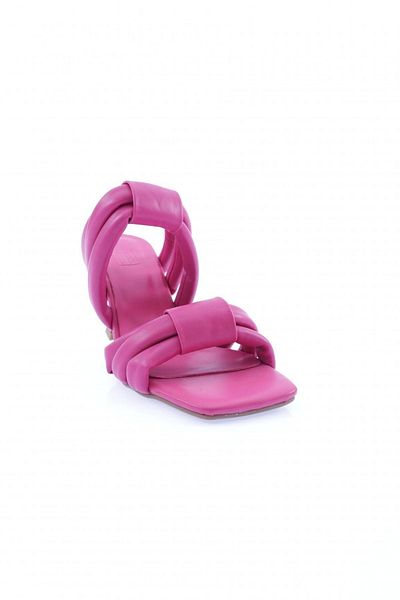 DGN 5045-23y Fuchsia Sirali-Hausschuhe mit Absatz für Damen