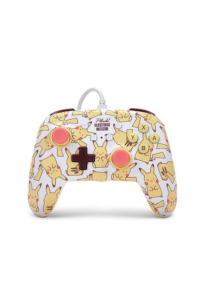 Powera Nintendo Switch Kablolu Oyun Kolu Lisanslı Pikachu Blush
