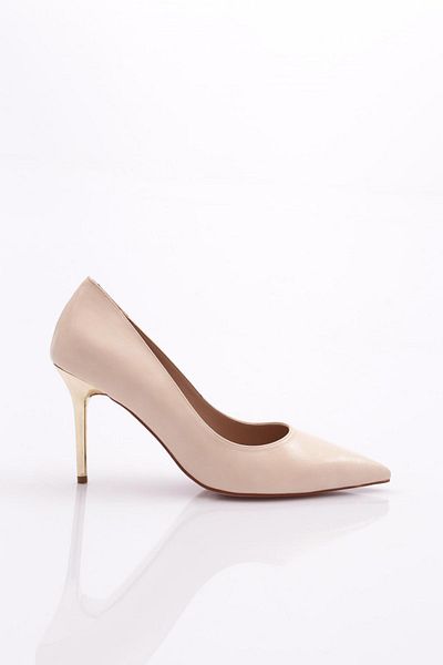 DGN Dámské boty na podpatku model Nude Color 3725