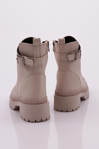 DGN Model K9035 Dámské boty Ecru - Crystal Stone Brož Detailed