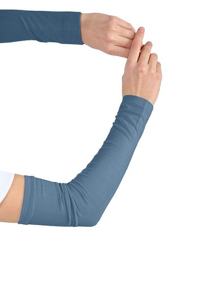 Ecardin Petrol Blue Practical Hijab Combed Prayer Sleeve - Sleeve