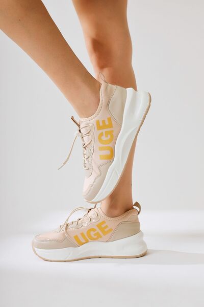 Limoya Бежеві кросівки Mintra Nud - Стрейч з бахромою для жінок