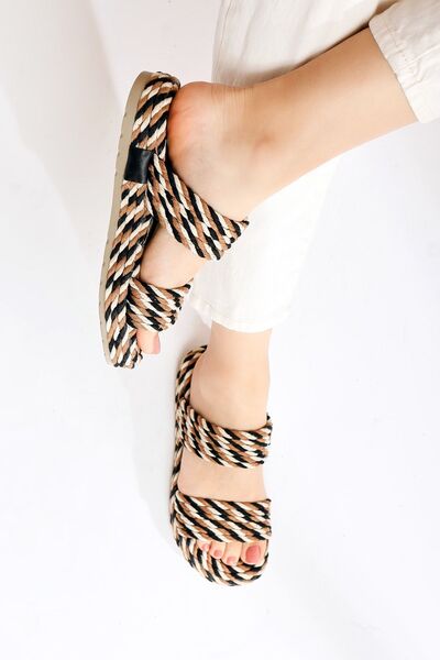 Limoya Προϊόν εκκαθάρισης για γυναικεία σανδάλια Nemie Black Rope