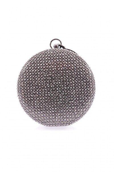 DGN Stoned Platinum Women's Evening Dress Clutch Bag - 4613152