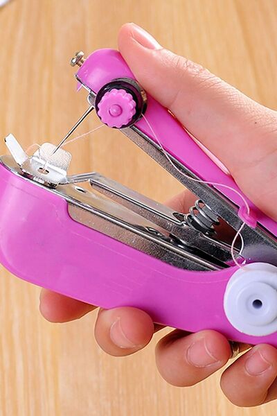 TechnoStation Mini Kolay Seyehat Ve Ev Tipi El Dikiş Dikme Makinası