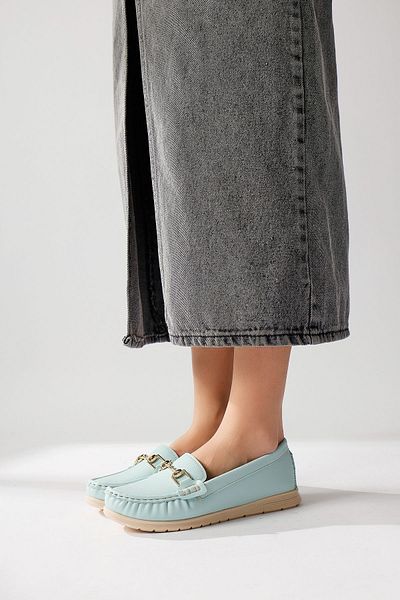 Limoya Pantofi casual de damă Tola Baby Blue cu cataramă