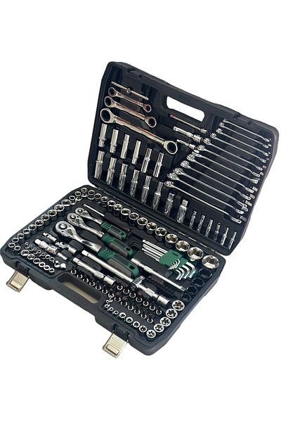Newstar Germany 72 - 151 Piece Professional Socket Set, Dental Oblique and Ratchet Set 1/2-3/8-1/4