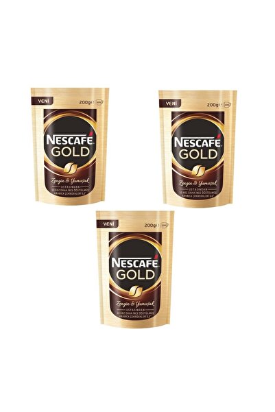 Nescafe Gold Yumuşak Içim 200 gr X 3 Adet
