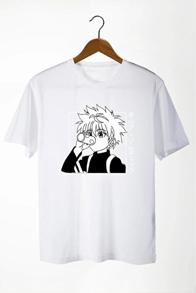 oneagılyazı تيشيرت للجنسين مطبوع رسومات أنمي هانتر، مقاس كبير