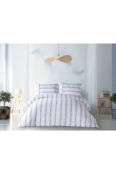 Doqu Home Set cuvertură de pilota dublu marin Meridian - alb
