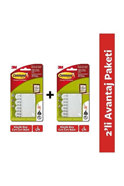 COMMAND 17202-3pk-cıs Küçük Boy Cırt Bant 2'li Set