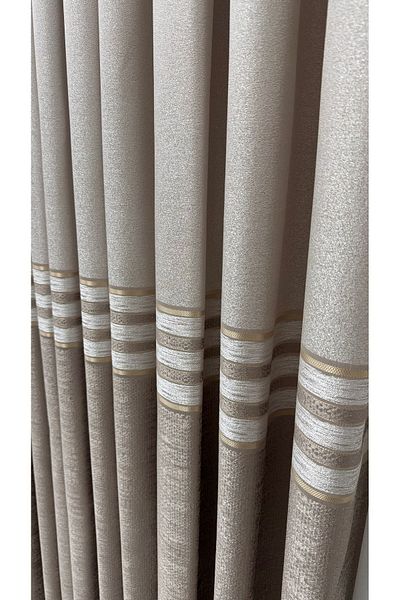 Fon Dünyası Clipboard Background Curtain Beige Cappucino (Single Wing)