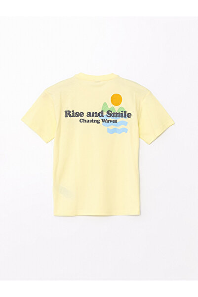 LC Waikiki Fiú - kényelmes szabású, nyakú, rövid ujjú póló