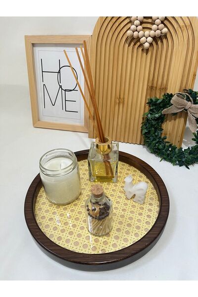 Mirilliahome Acacia Hazeran Presentation Tray, Decorative Presentation Tray, Hazeran Tray