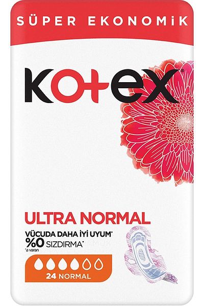Kotex Ultra Quadro Quadruple Normal 24 Pieces