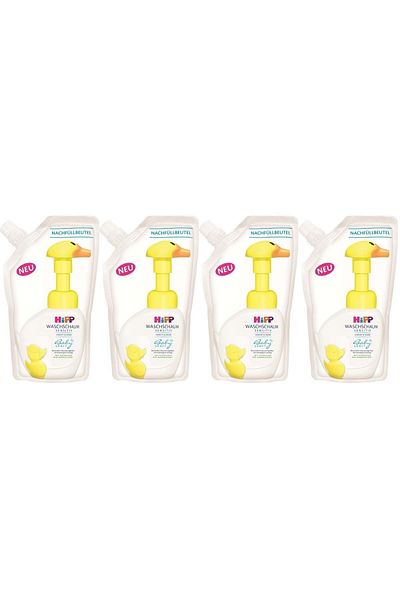 Hipp Babysanft Baby and Child Hand Washing Foam - 250ml Set of 4