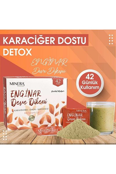 MİNERA VİTAL Artichoke Thistle and Dandelion Tea 42 Pieces