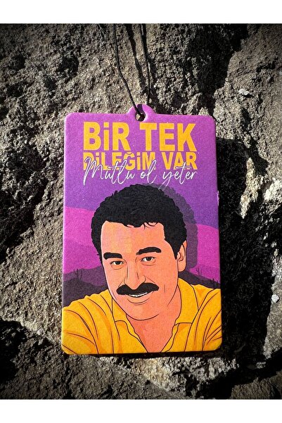 Duftpalm Ibrahim Tatlıses Mutlu Ol Yeter Tasarımlı Nostalji Dekoratif Oto Kok...