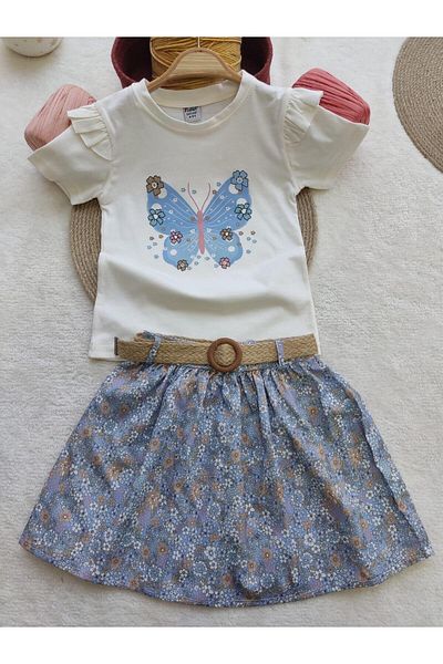 Uslukids Girl's Skirt Suit Set