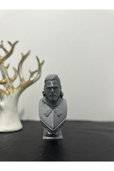 Jon Snow Büst Figür Gri 13cm - Game of Thrones Aegon Targaryen