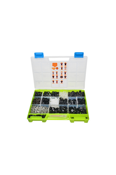 Star Klips Klips Set Çantası VW Döşeme Tampon Trim İzole Grup4 1400 Parça