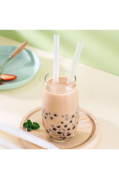 Adin Bubble Tea Straw 100pcs 22 Cm Thick Straw Tea Straw Cold Tea Bubble Tea Straw 100pcs