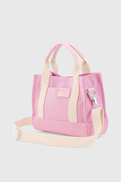 Housebags Geantă tote din pânză roz pentru femei 232