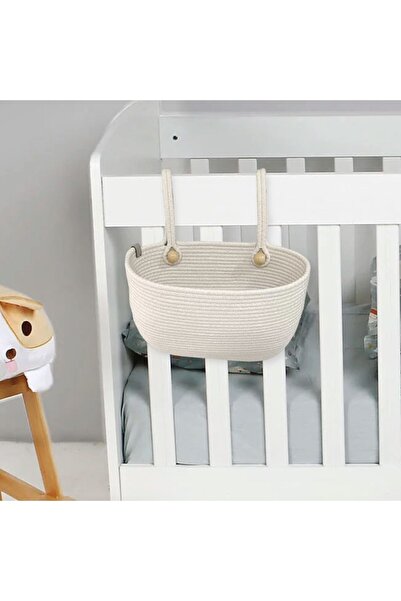 afralya home Beşik yanı düzenleyici, asılabilir sepet, bebek bezi sepeti beşi...