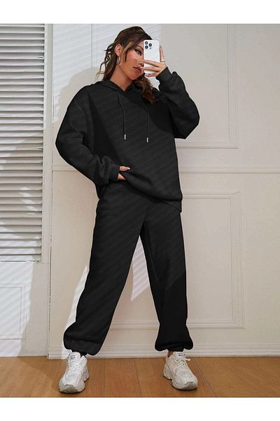 DAXİS Sportwear Company Σετ φόρμας Unisex με κουκούλα Oversize