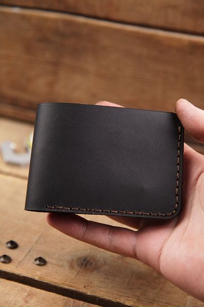 New Coast Leather 1900's Μινιμαλιστικό Ανδρικό Πορτοφόλι - Γνήσιο Δέρμα Χειροποίητο