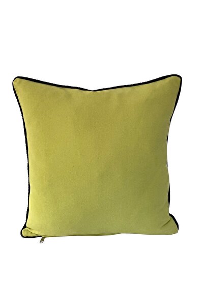 YASTIKMİNDER Kaşmir Fıstık Yeşil Dekoratif Kırlent Yastık Kılıfı