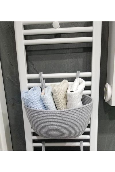 AFRALYAHOME Οργάνωση μπάνιου, Καλάθι οργάνωσης στο πλάι της κούνιας, Καλάθι πολλαπλών χρήσεων