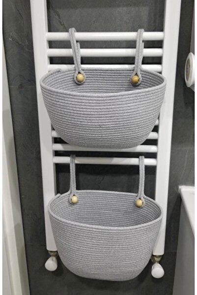 afralya home 2’li Beşik Yanı Düzenleyici Boncuklu Sepet,büyük Boy Asılabilir ...