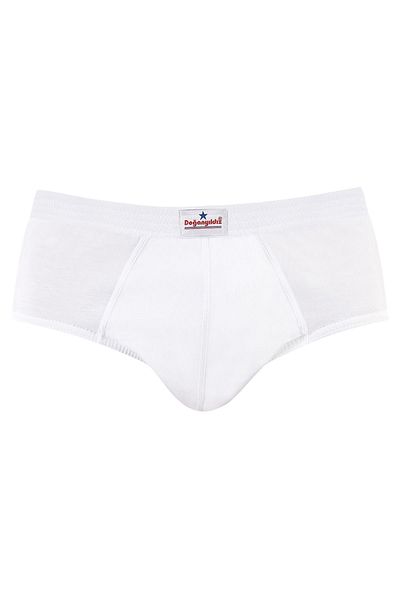 DOĞANYILDIZ Men's Gray 6 Pieces 100% Cotton Combed Slip Panties