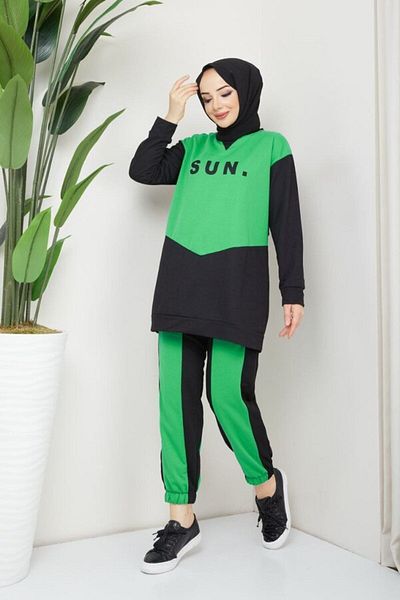 CLASSY.MODA SPORTS SUIT WOMEN'S Hijab FABRIC DOUBLE THREAD